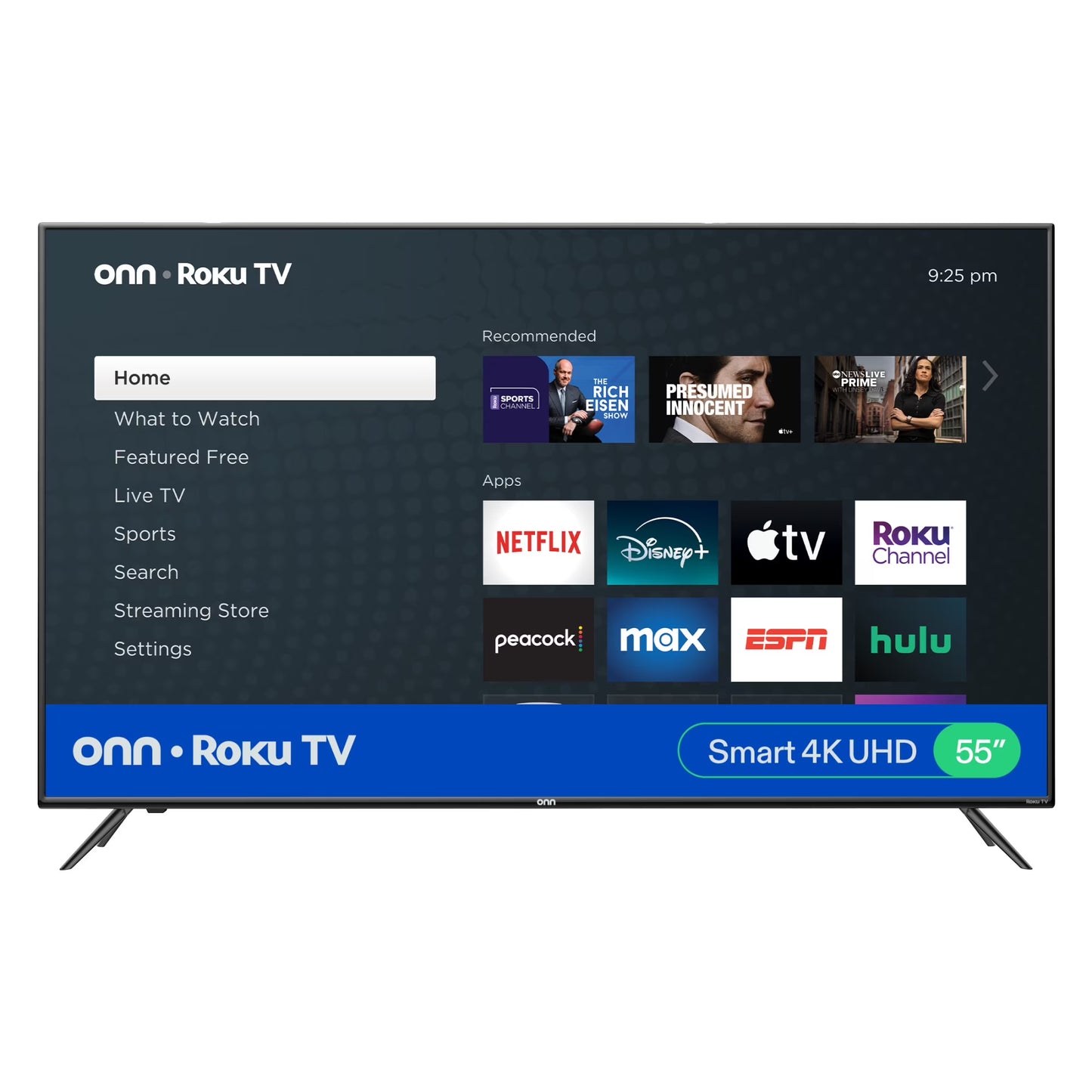 65” Class 4K UHD Roku Smart Television, 100012587