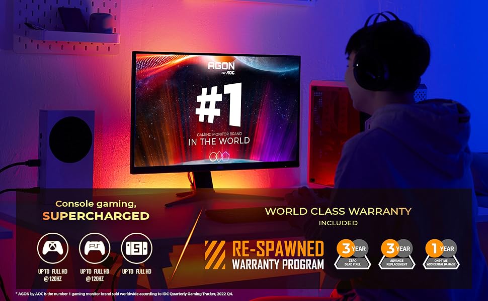 C24G1A 24" Curved Frameless Gaming Monitor, FHD 1920X1080, 1500R, VA, 1Ms MPRT, 165Hz (144Hz Supported), Freesync Premium, Height Adjustable Black